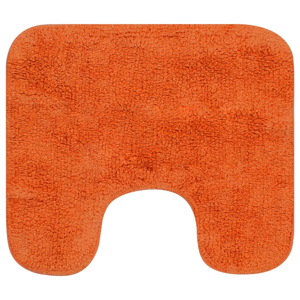 Set de tapis de bain tissu 3 pièces