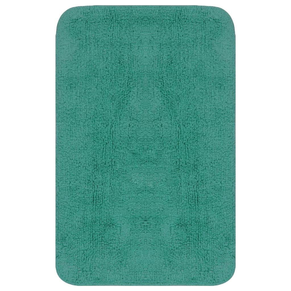 Set de tapis de bain tissu 3 pièces