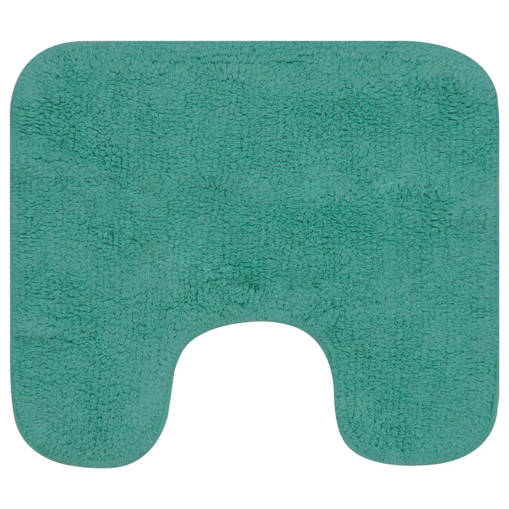 Set de tapis de bain tissu 3 pièces