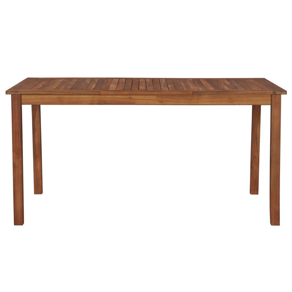 Table de jardin 150x90x74 cm en bois d'acacia massif