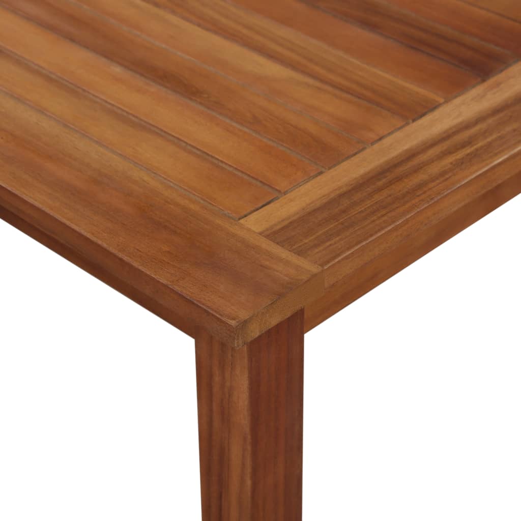 Table de jardin 150x90x74 cm en bois d'acacia massif