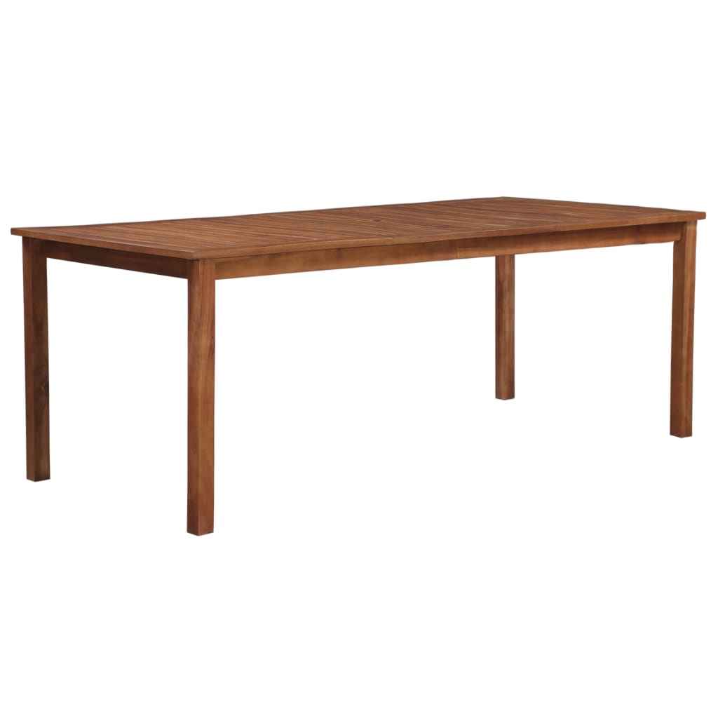 Table de jardin 150x90x74 cm en bois d'acacia massif