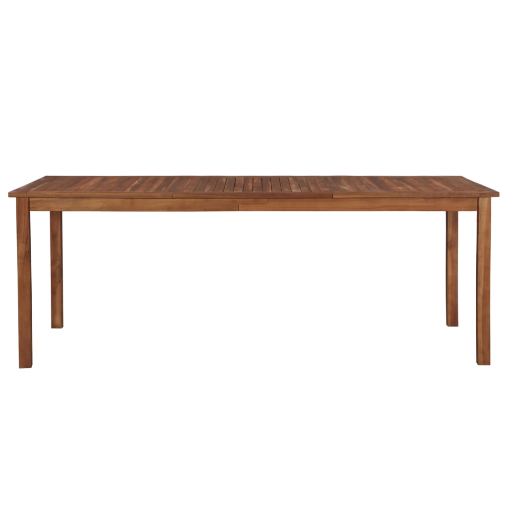 Table de jardin 150x90x74 cm en bois d'acacia massif