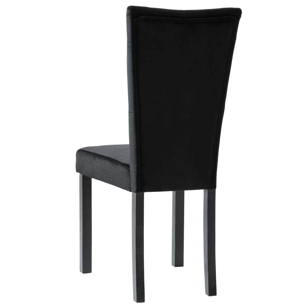 Chaises de salle à manger 6 pcs velours