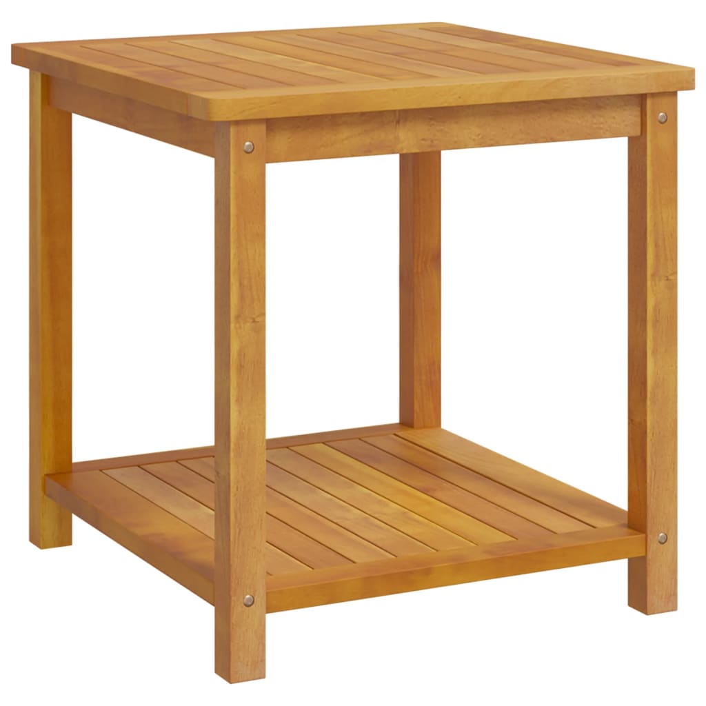 Table basse 60x60x45 cm en bois d'acacia massif