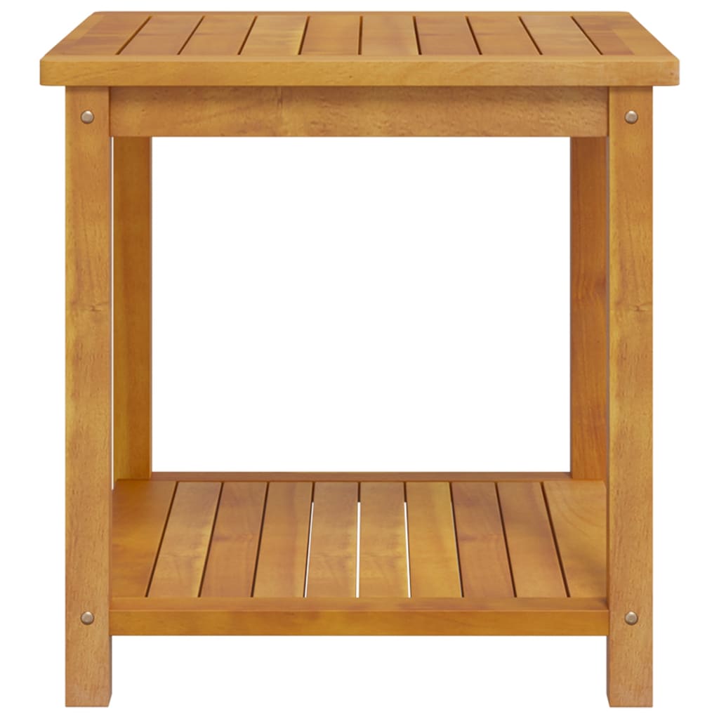 Table basse 60x60x45 cm en bois d'acacia massif