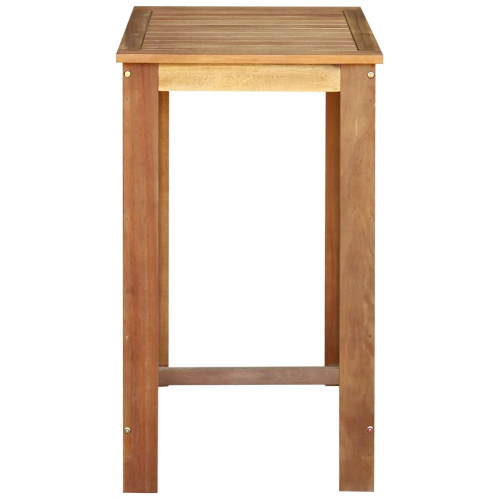 Table de bar 150x70x105 cm en bois d'acacia massif