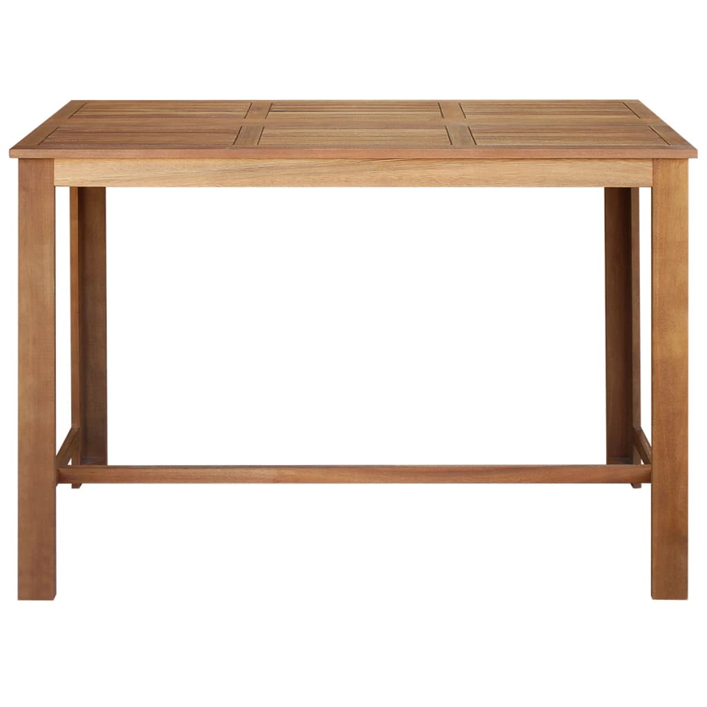 Table de bar 150x70x105 cm en bois d'acacia massif