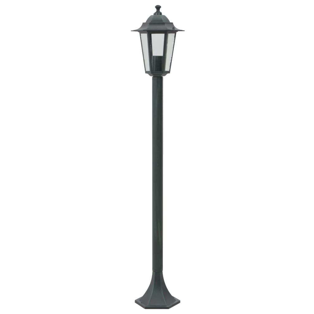 Paalverlichting voor tuin E27 110 cm aluminium 6 st