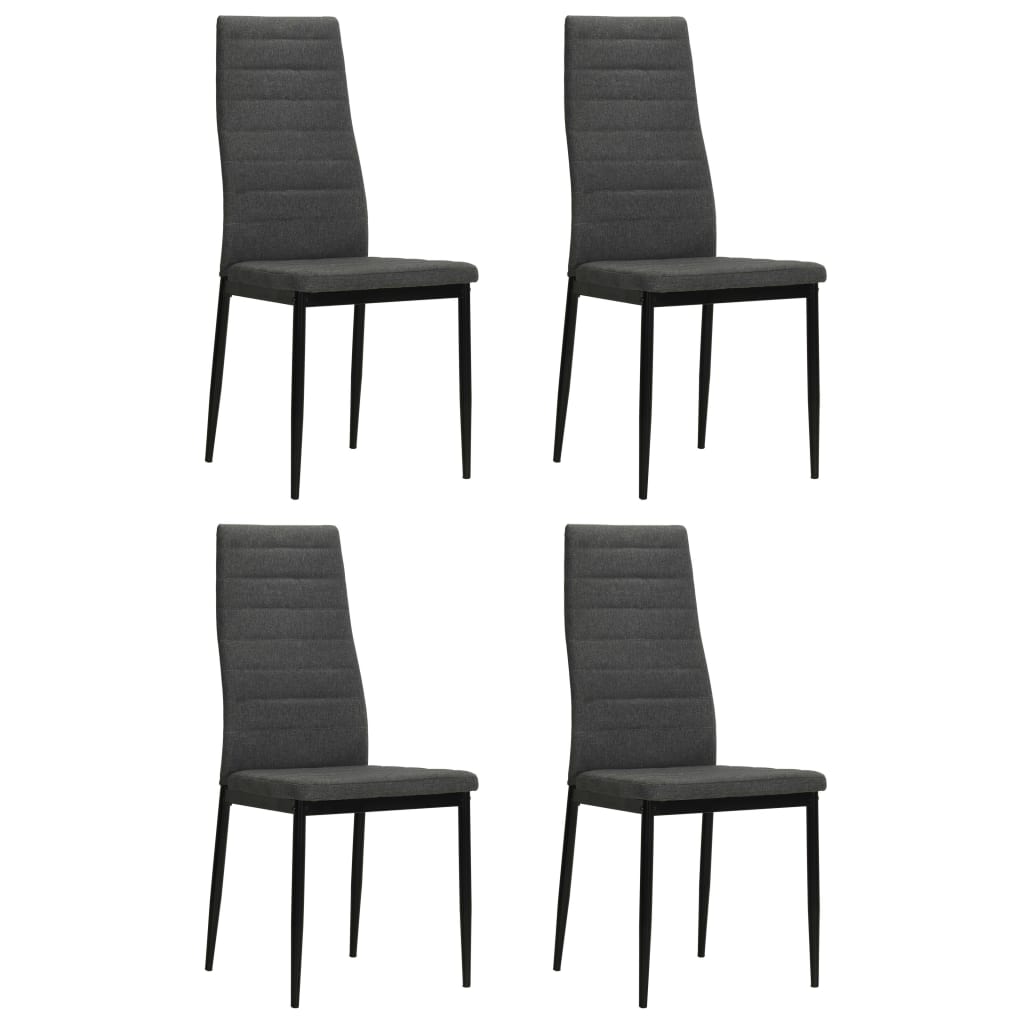 Chaises de salle à manger 2 pcs en tissu