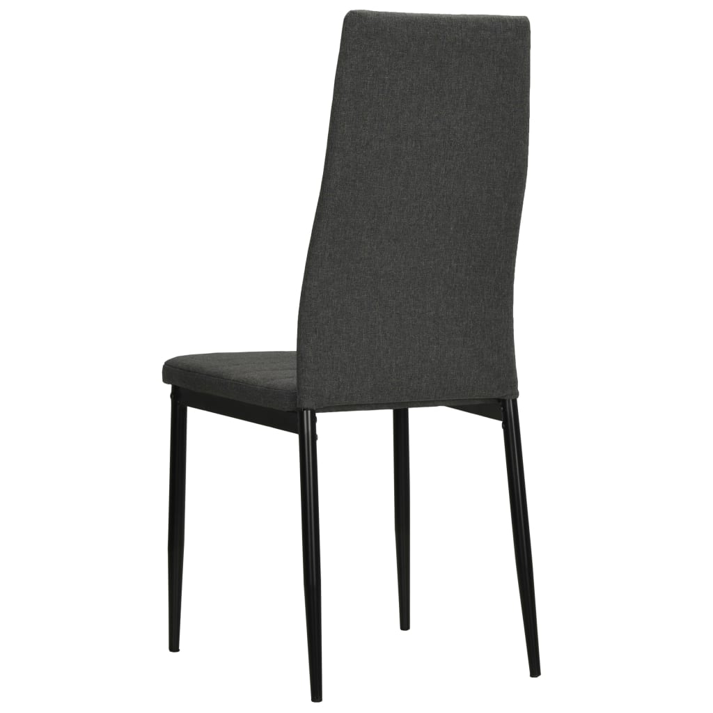 Chaises de salle à manger 2 pcs en tissu