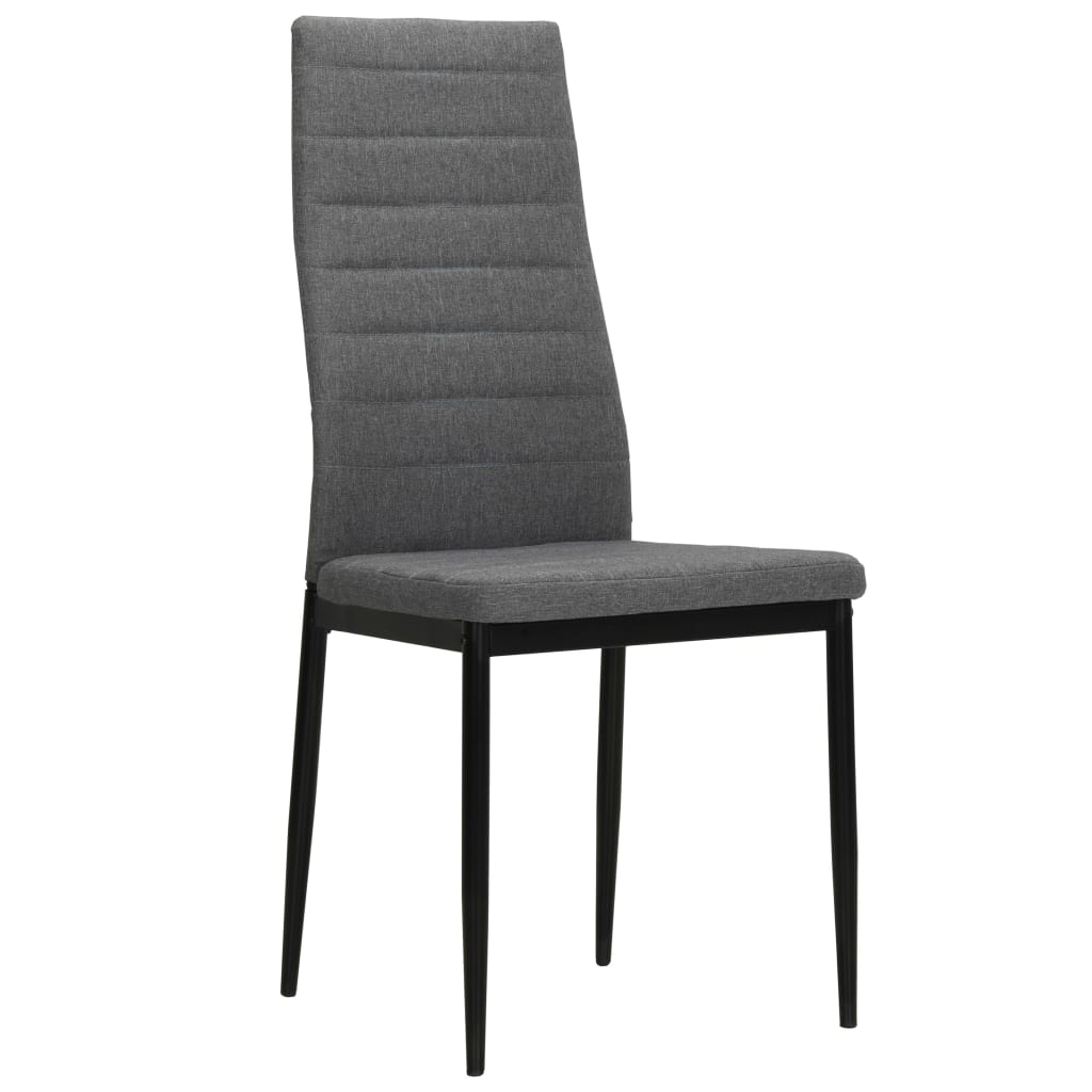 Chaises de salle à manger 2 pcs en tissu