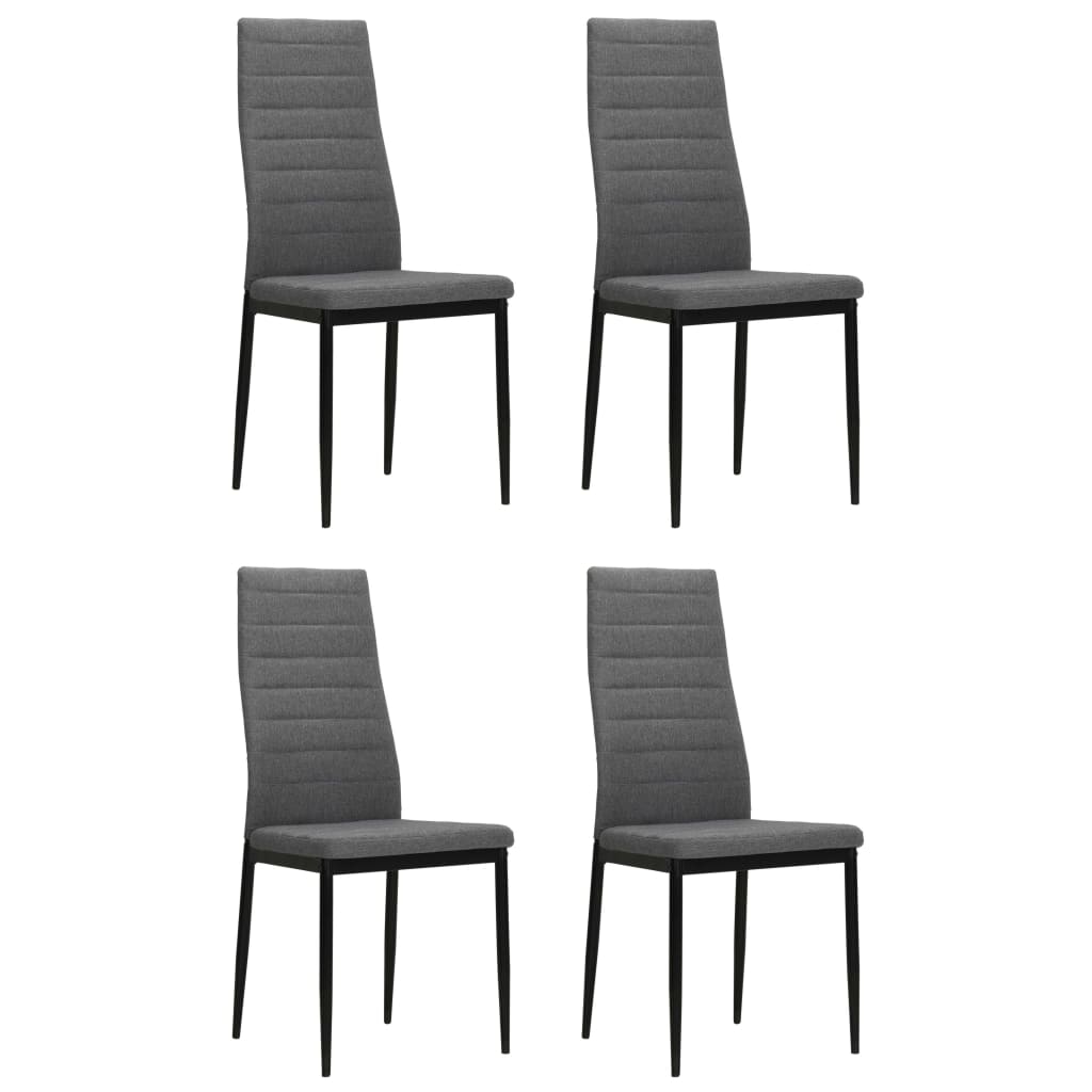 Chaises de salle à manger 2 pcs en tissu