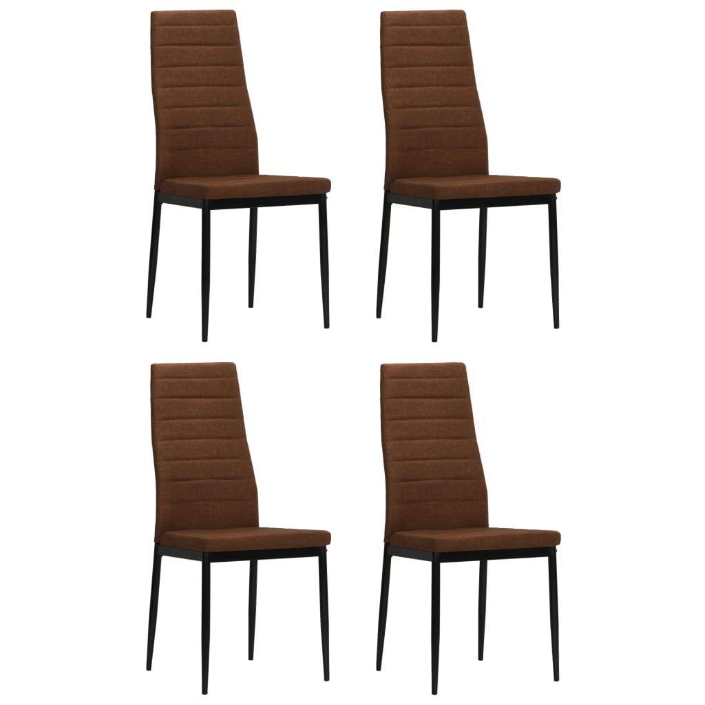 Chaises de salle à manger 2 pcs en tissu