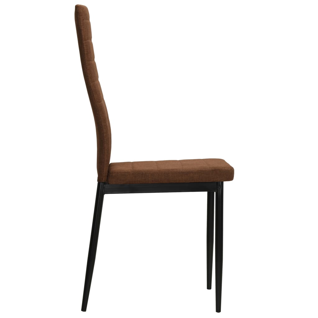 Eetkamerstoelen 2 st stof