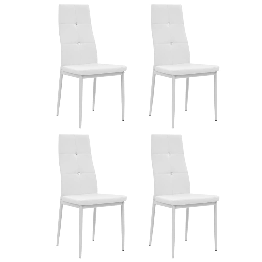 Chaises de salle à manger 2 pcs simili cuir