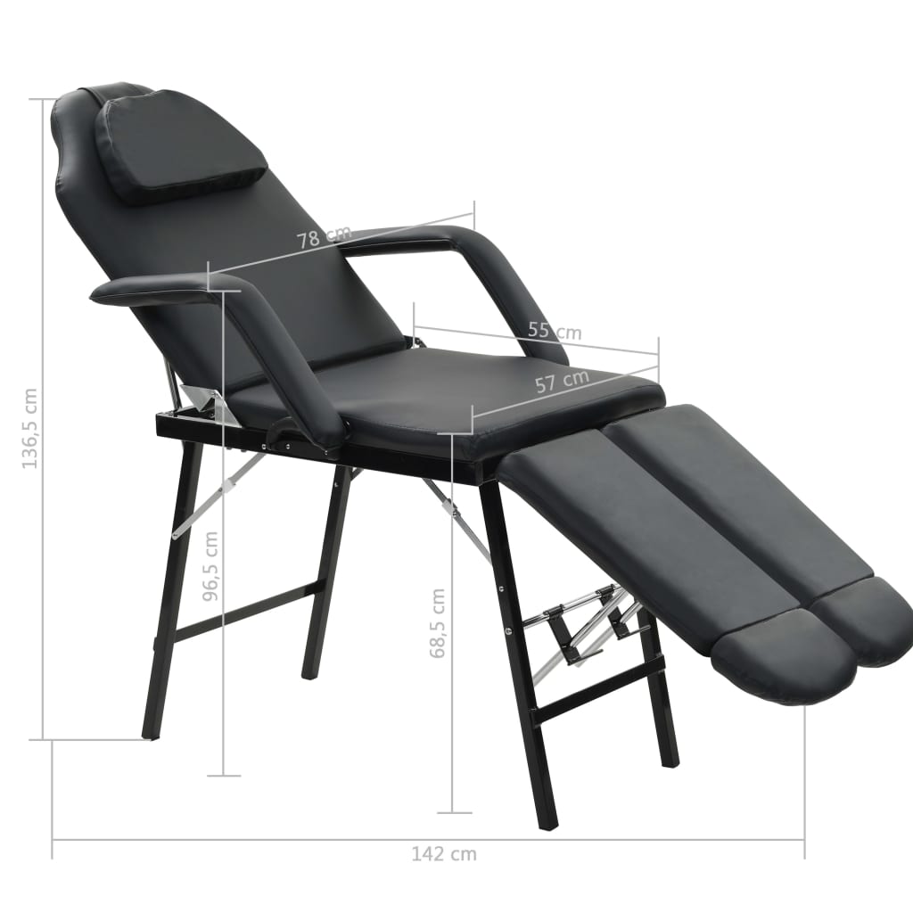 Fauteuil de traitement avec repose-jambes réglables