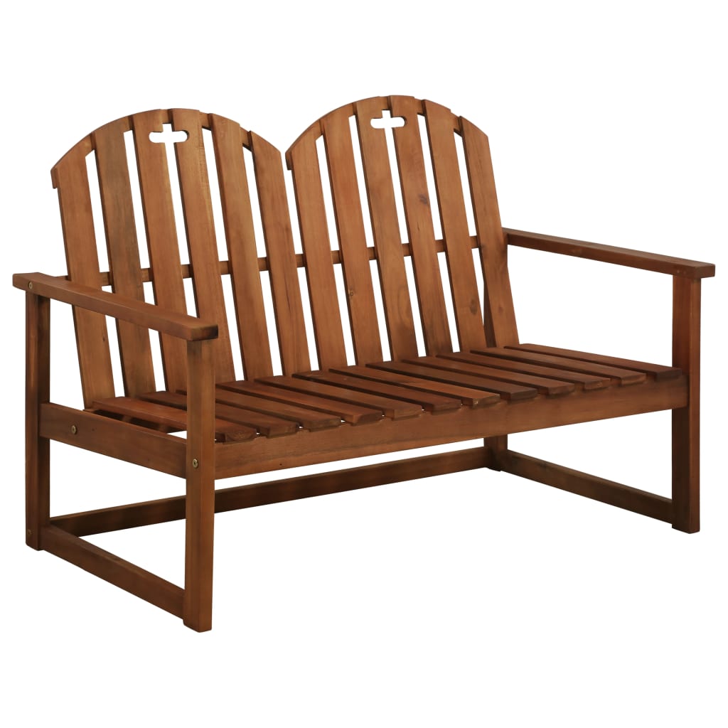 Banc de jardin 110 cm en bois d'acacia massif