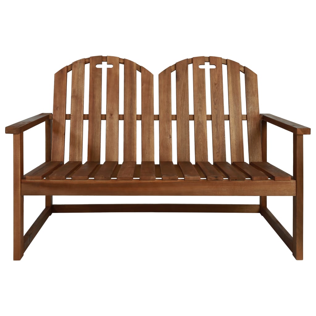 Banc de jardin 110 cm en bois d'acacia massif