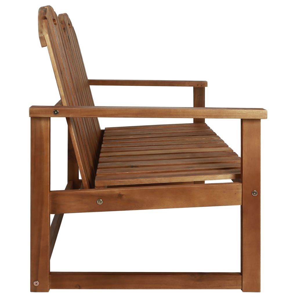 Banc de jardin 110 cm en bois d'acacia massif