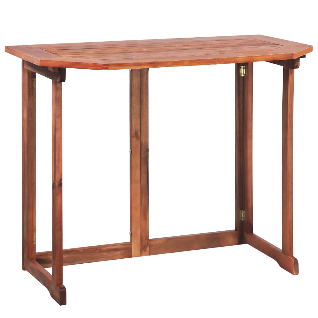 Table bistro 90x50x75 cm bois d'acacia massif