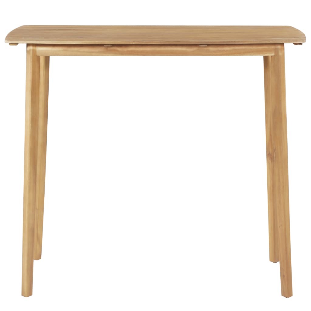 Table de bar 120x60x105 cm en bois d'acacia massif