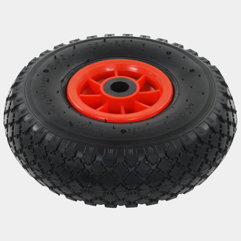 Steekwagenwielen 4 st 3,00-4 (245x82) rubber