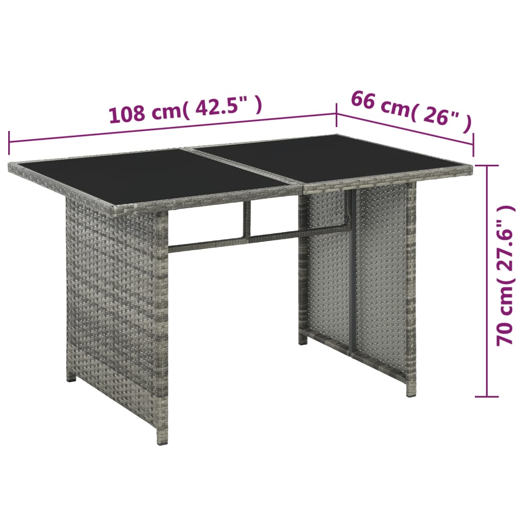 Ensemble Lounge 10 pièces avec coussins en polyrotin