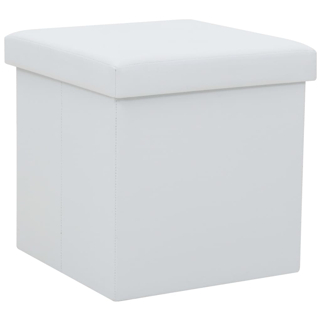 Tabouret de rangement pliant en PVC