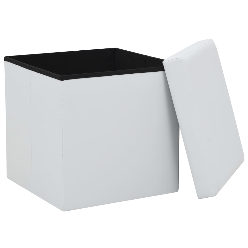 Tabouret de rangement pliant en PVC