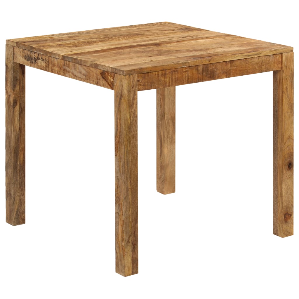 Table à manger 82x80x76 cm en bois de manguier massif