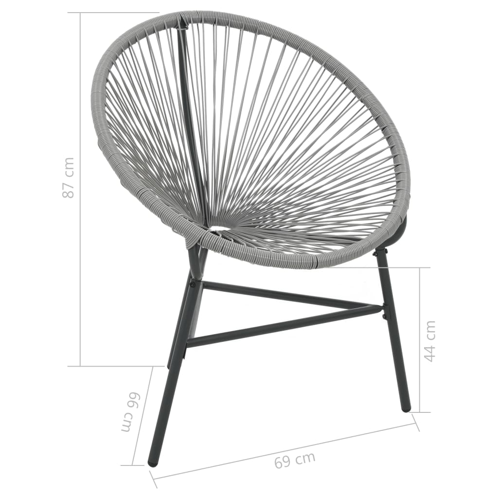 Tuinstoel Acapulco poly rattan