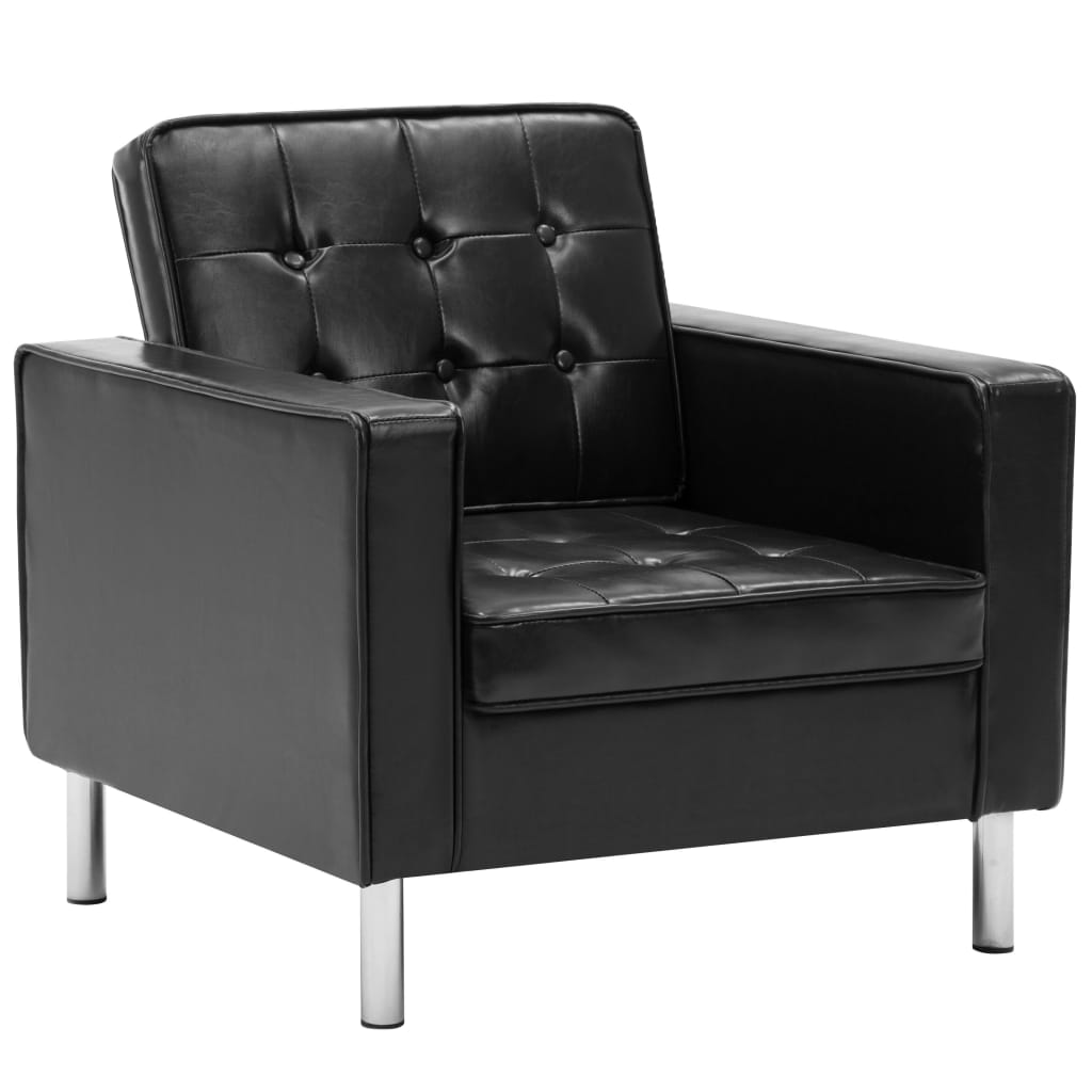 Fauteuil en simili cuir