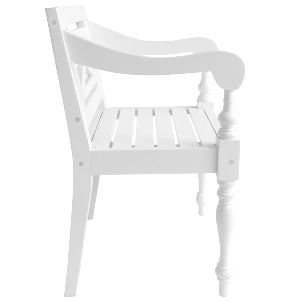 Chaises Batavia 2 pcs en acajou massif