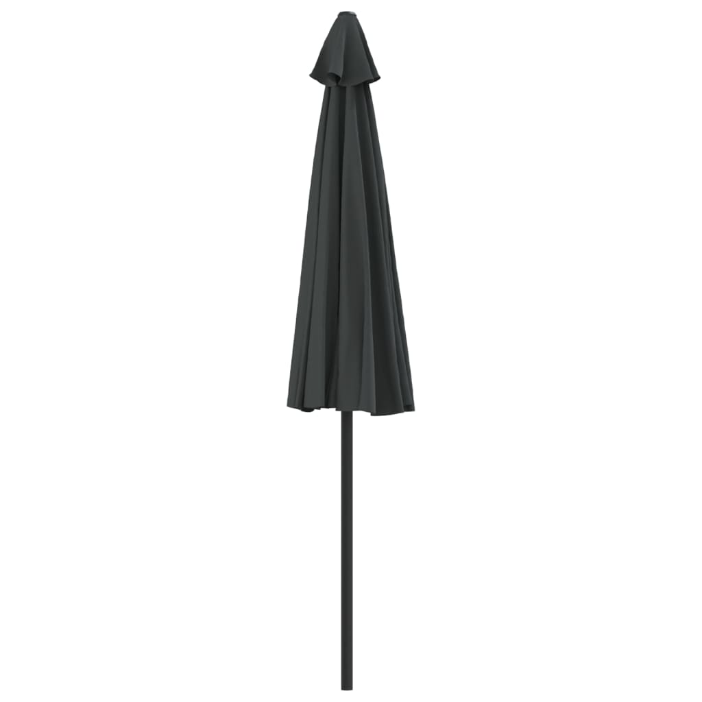 Balkonparasol half met aluminium paal 270x144 cm