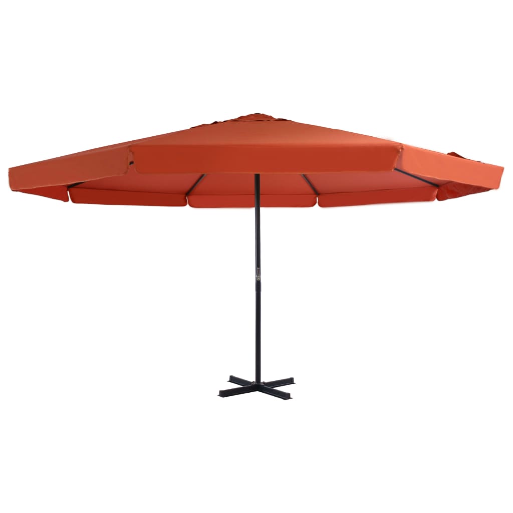 Parasol Samos 500 cm aluminium groen