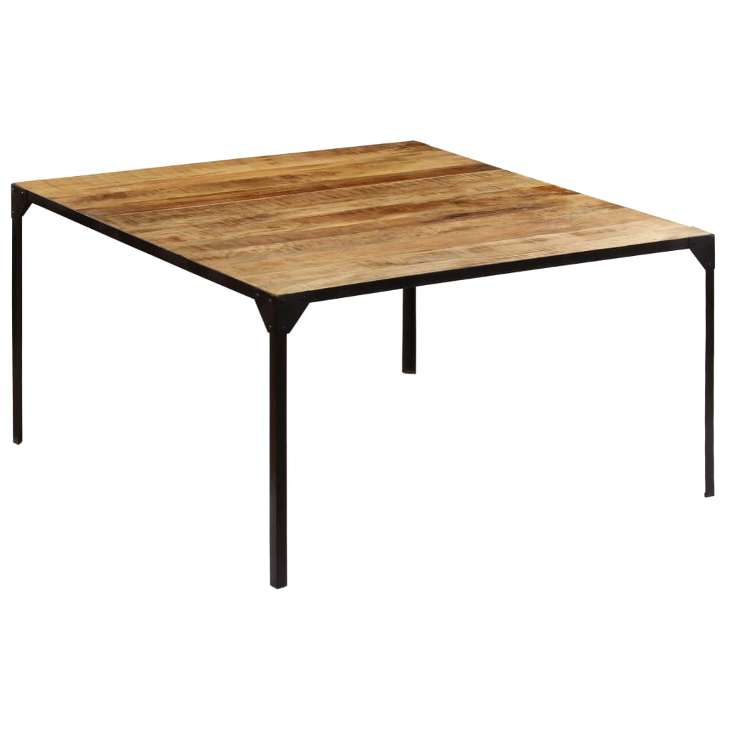 Eettafel 140x140x76 cm massief mangohout