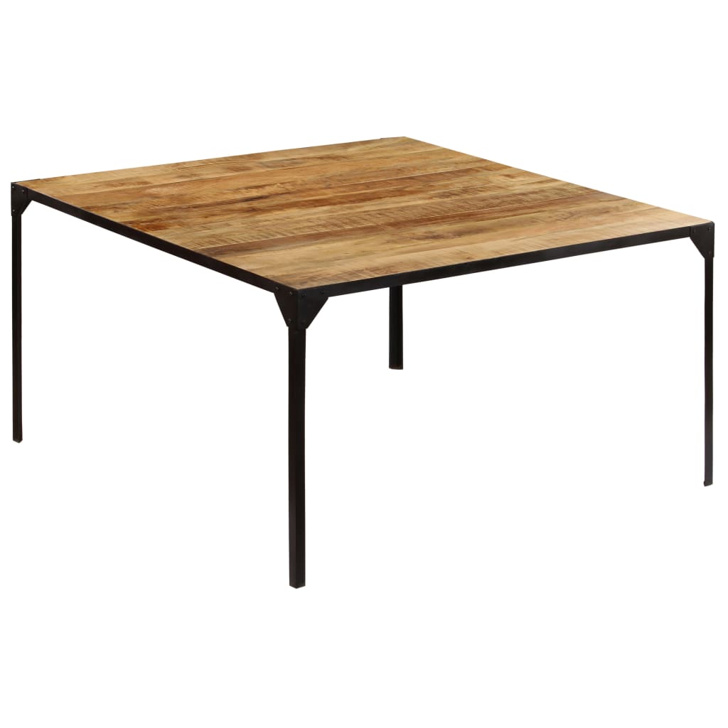 Eettafel 140x140x76 cm massief mangohout