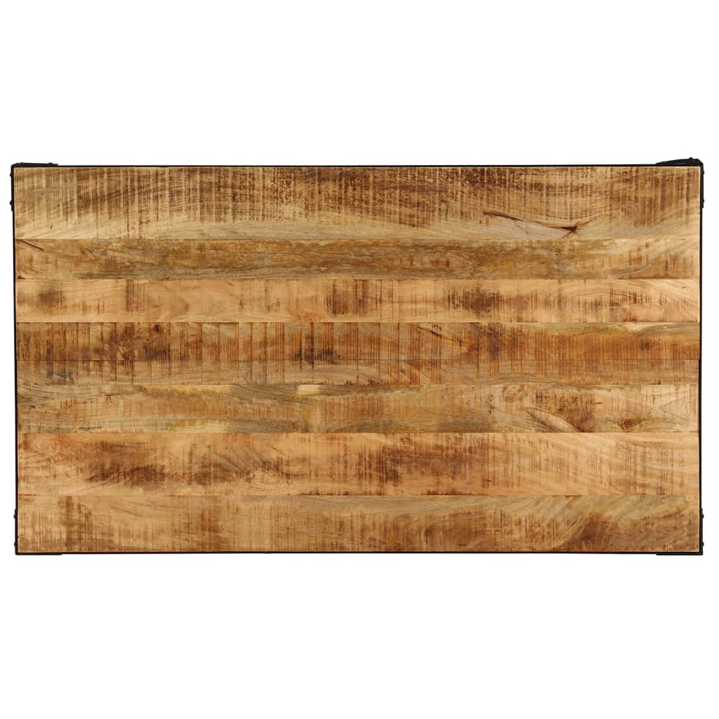 Eettafel 140x140x76 cm massief mangohout