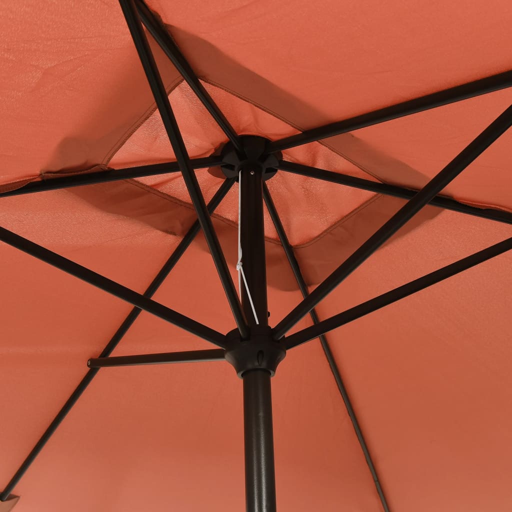 Parasol met metalen paal 300x200 cm