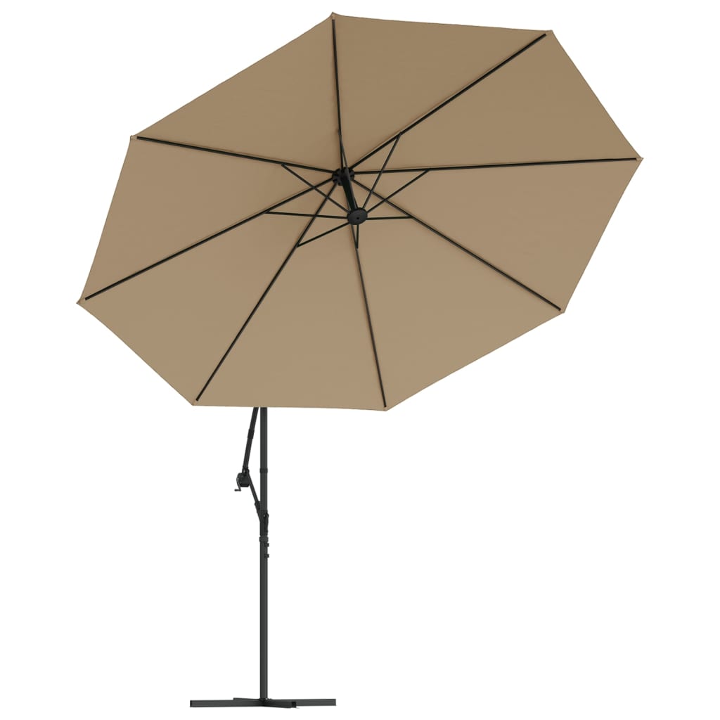 Zweefparasol met aluminium paal 350 cm