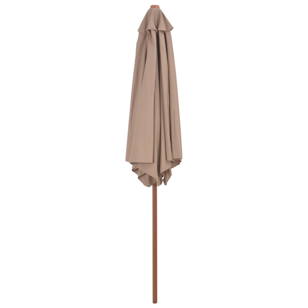 Parasol met houten paal 270 cm