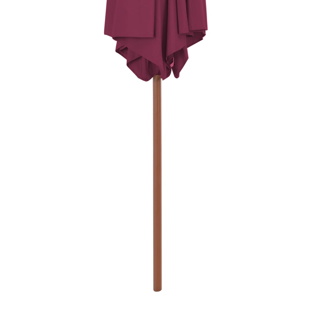 Parasol met houten paal 270 cm