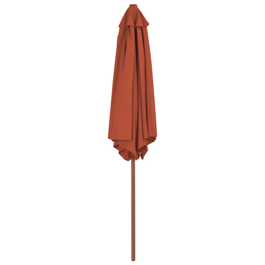 Parasol met houten paal 270 cm