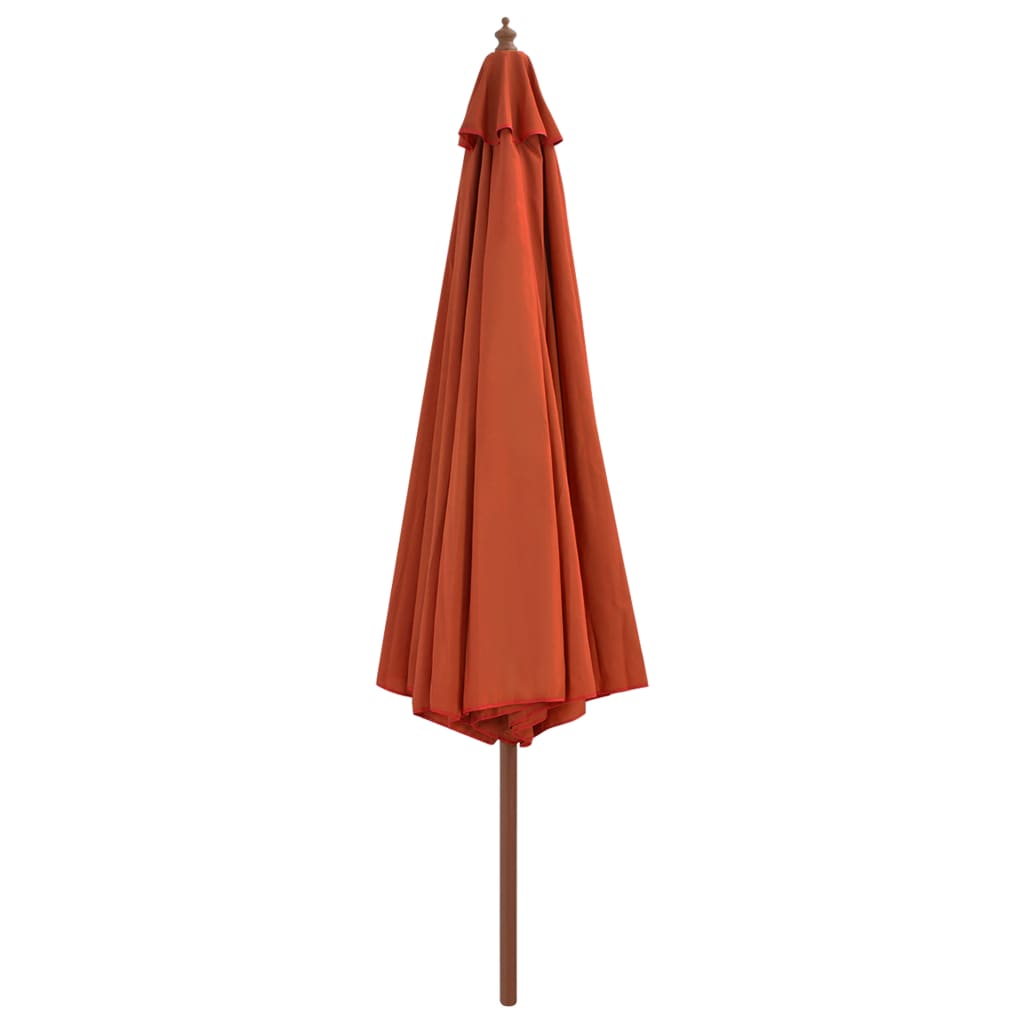 Parasol met houten paal 350 cm