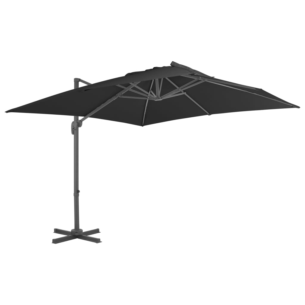 Zweefparasol met aluminium paal 300x300 cm