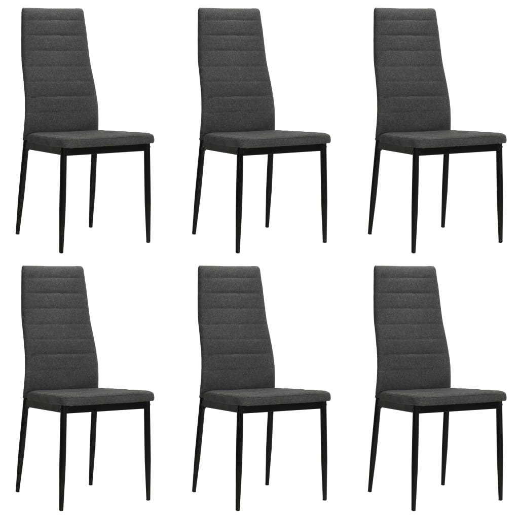 Chaises de salle à manger 2 pcs en tissu