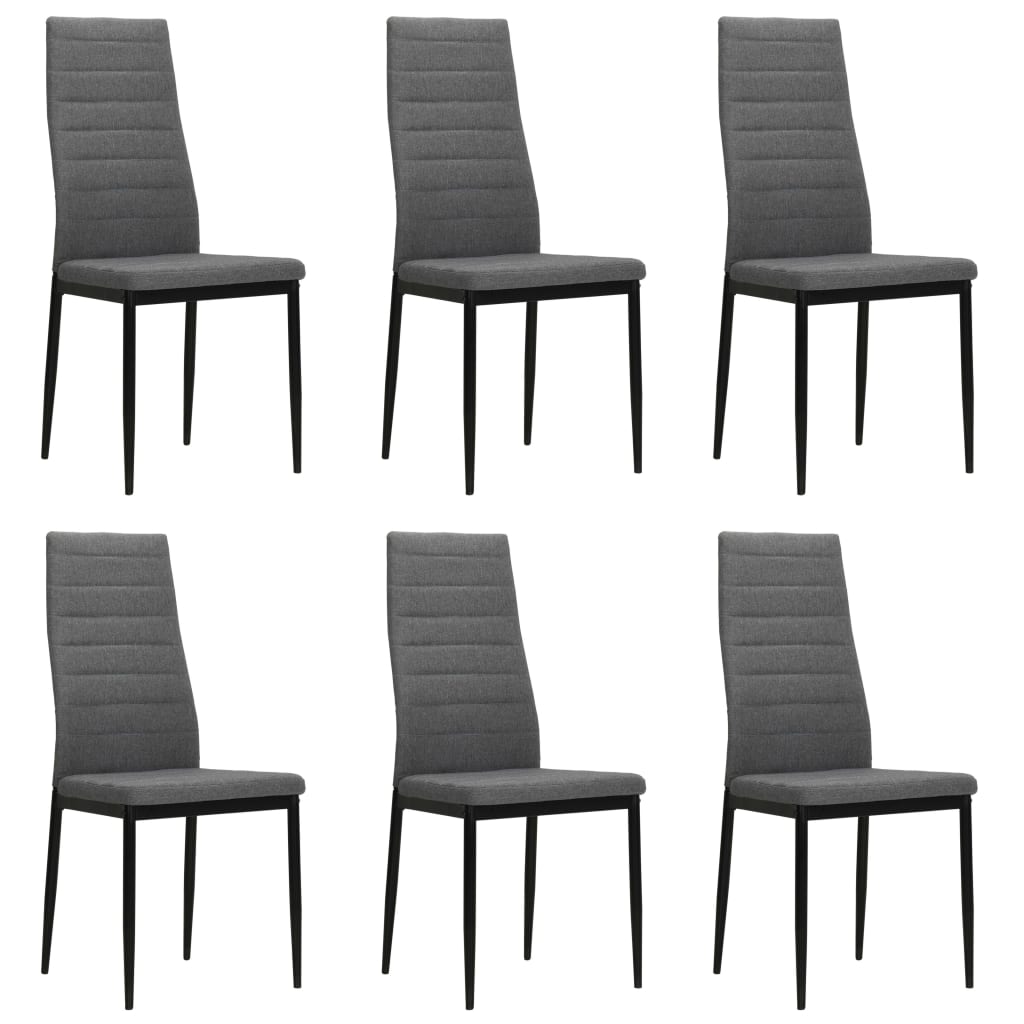 Chaises de salle à manger 2 pcs en tissu