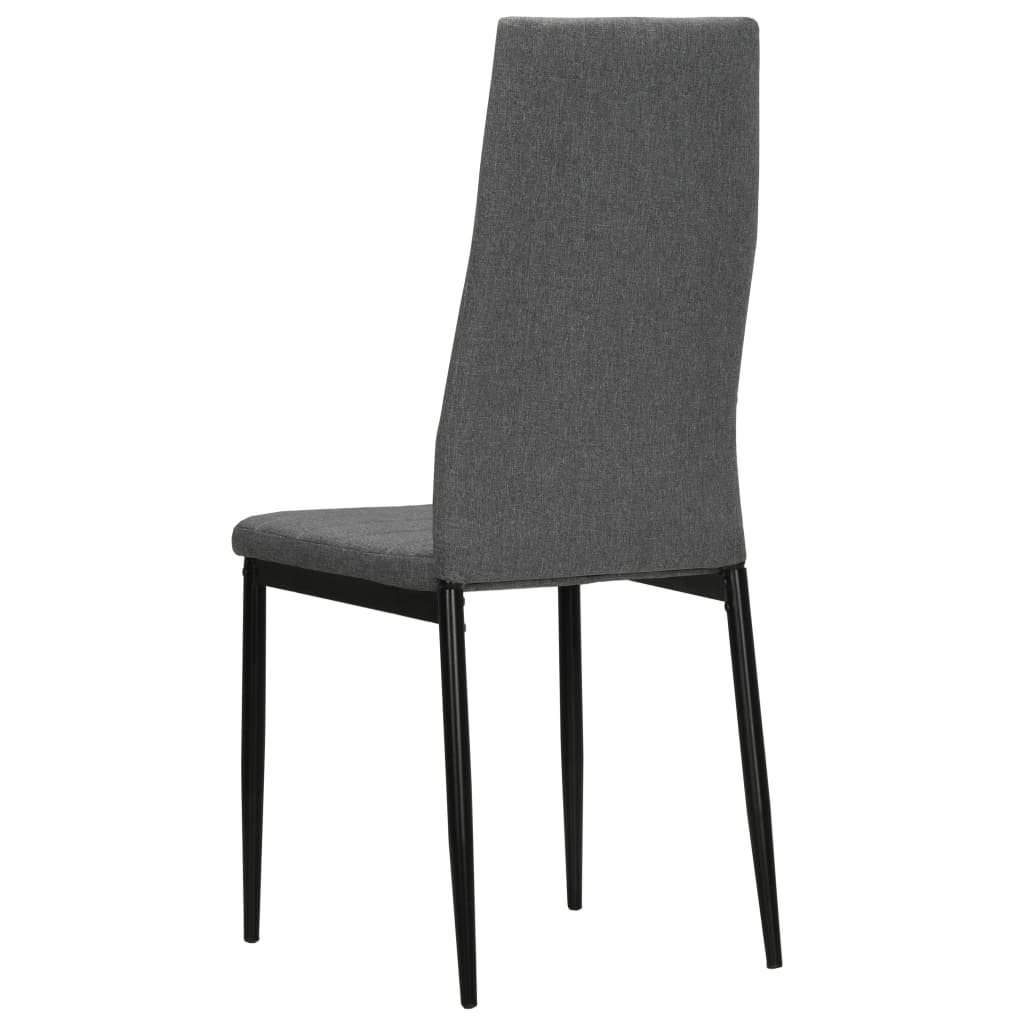 Chaises de salle à manger 2 pcs en tissu