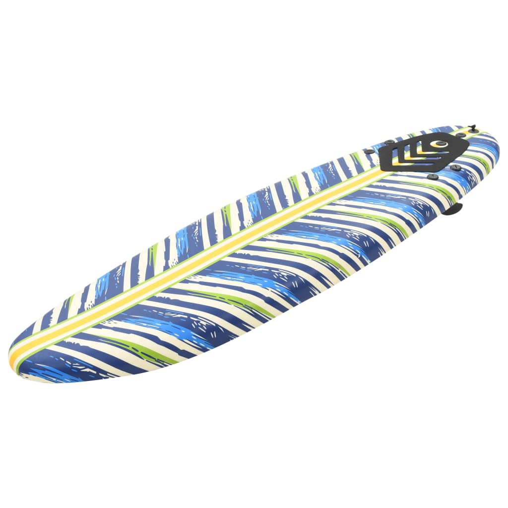 Surfplank 170 cm blauw en rood